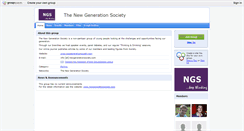 Desktop Screenshot of ngs.groupspaces.com