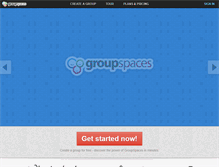 Tablet Screenshot of groupspaces.com